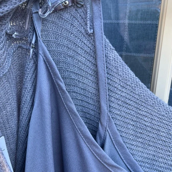 White House Black Market Gray Knit Sweater - Picture 10 of 10